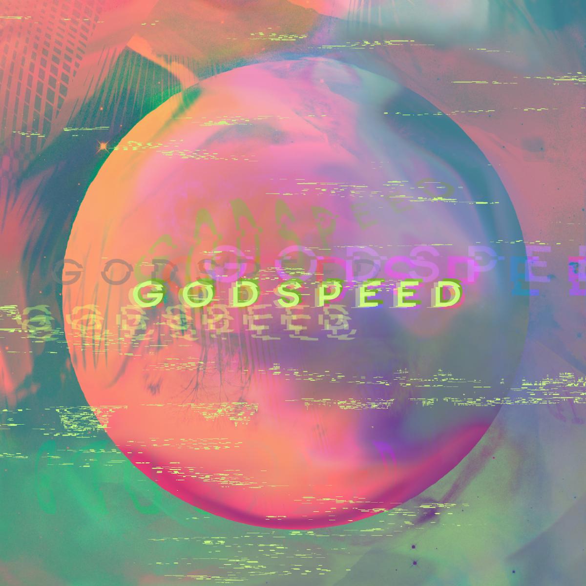 Album cover for Godspeed by Dear Gravity, Echoes Blue Music’s latest release