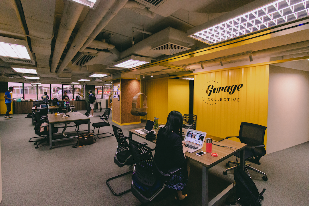 Garage Wan Chai Lockhart coworking space offices for rent hong kong