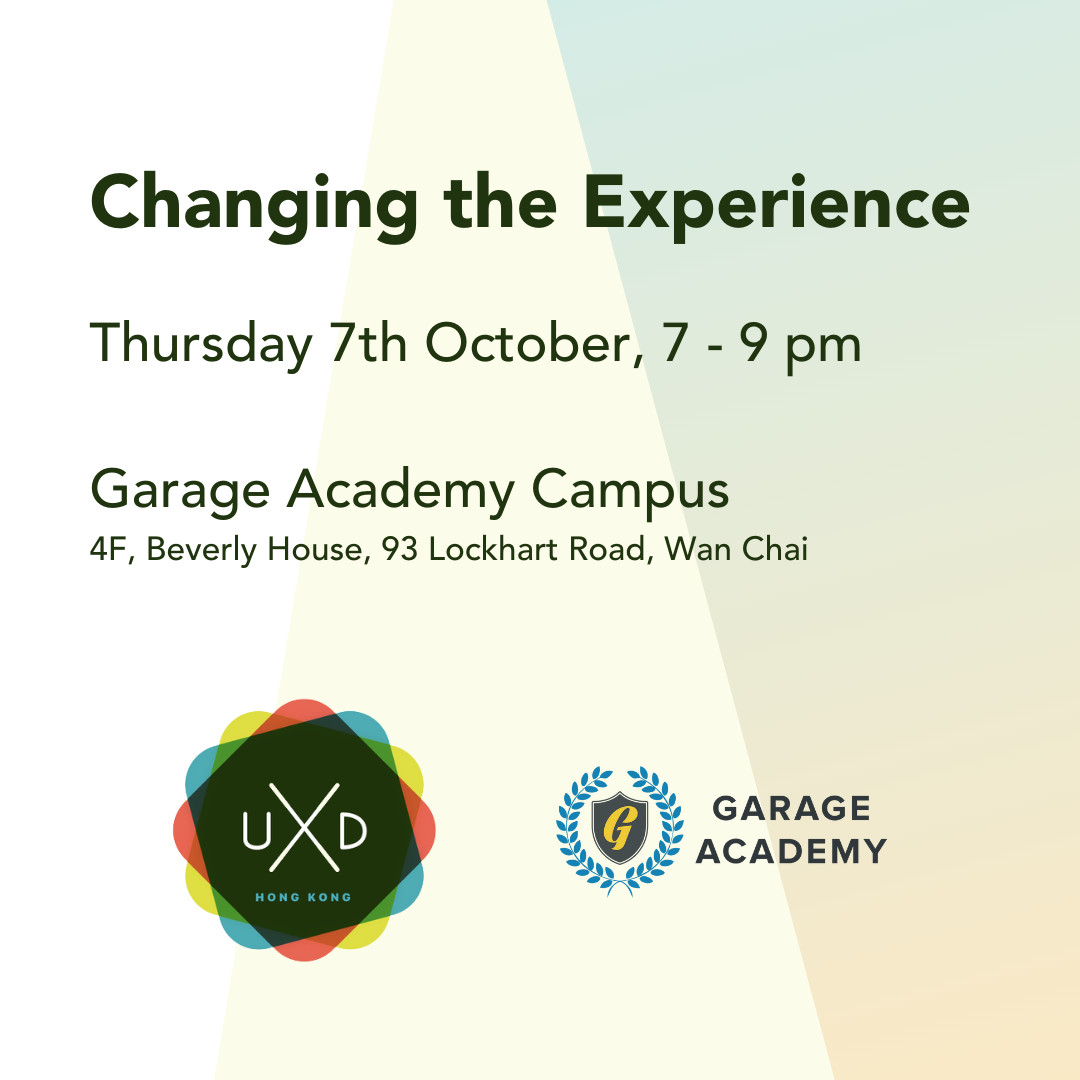 User Experience Design Meetup Event at Garage Academy 