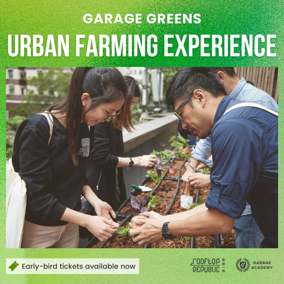 garage greens urban farming experience 2022 garage society garage academy rooftop republic