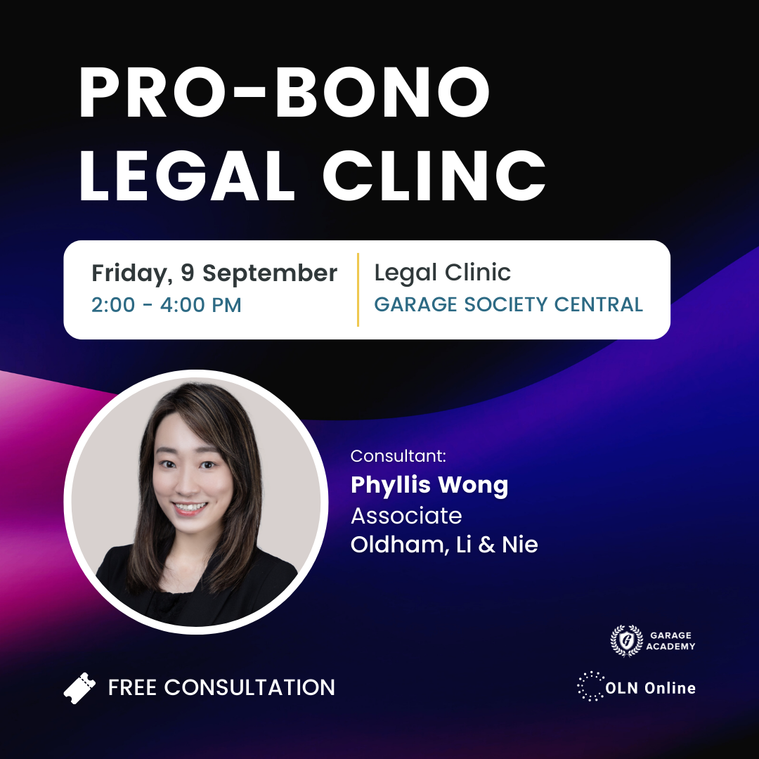 Pro Bono Legal Clinic OLN Online Garage Society