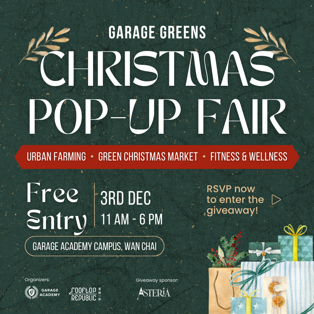 Garage Greens Christmas Pop Up Fair Rooftop Republic Garage Academy Sustainable Market